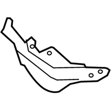 Nissan G43H4-3TAMB Bracket-Gusset, Front RH