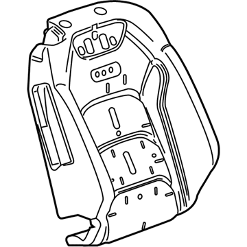 GM 84427085 Seat Back Pad