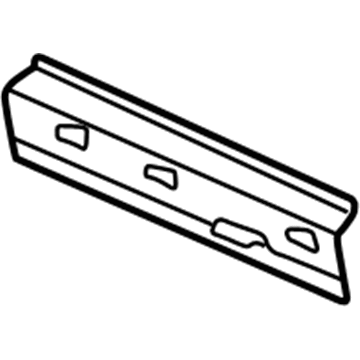 Hyundai 71378-38100 Reinforcement-Side SILL Outer Rear