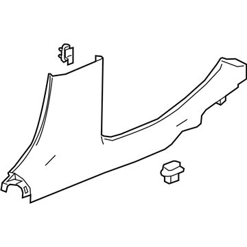 GM 23222761 Lower Center Pillar Trim