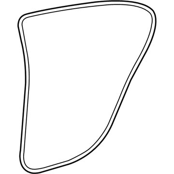 Lexus 62331-30900-C0 WEATHERSTRIP, RR Doo