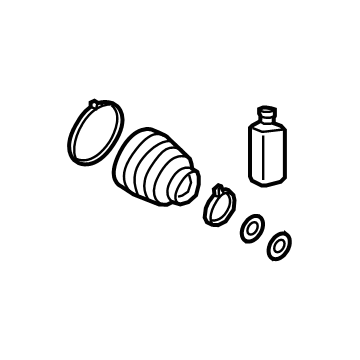 Kia 49581C5230 Boot Kit-Front Axle Wheel