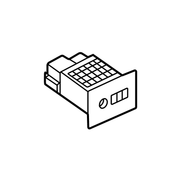 Nissan 284H3-6CA1A Connector-Aux ADUIO System