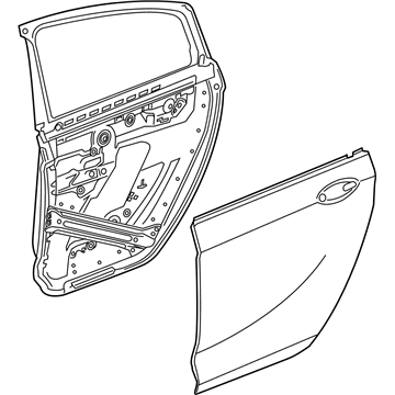 GM 39171976 Outer Panel