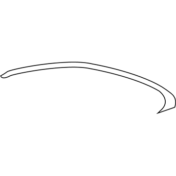 Lexus 75707-33030 Moulding Sub-Assy, Rear Door Window Frame, RH