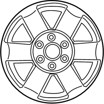 Nissan 40300-EA51C Aluminum Wheel (16X7)