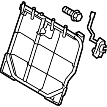 Kia 893301WAF0 Frame & Lock Assembly-Rear