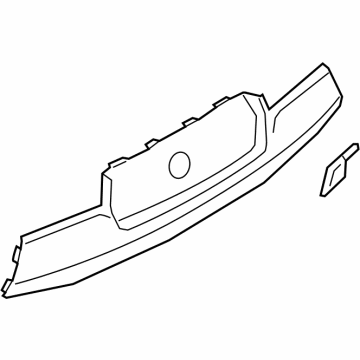 BMW 51-12-7-482-916 Cover, Bumper, Rear Primed