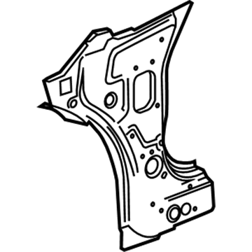 GM 22850715 Inner Hinge Pillar