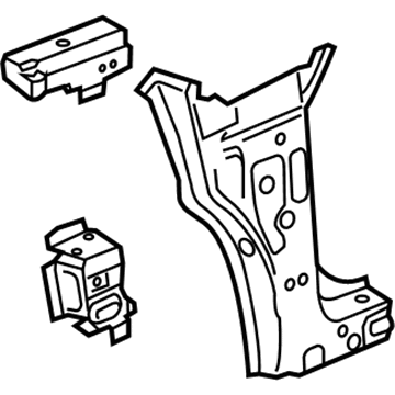 GM 13256329 Hinge Pillar Reinforcement