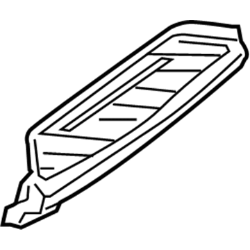Nissan 85071-ZQ00A Finisher-Rear Bumper, Center