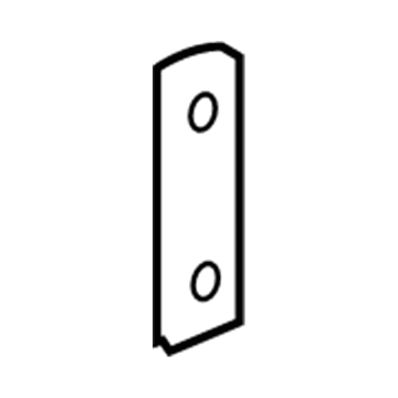 Infiniti 85224-1BA0A Bracket-Rear Bumper Side, RH