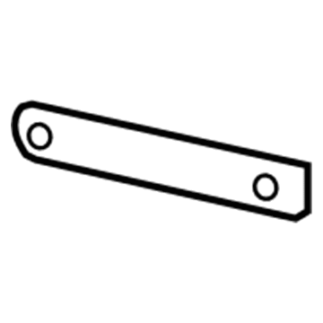 Infiniti 85220-1BA0A Bracket-Rear Bumper Side, RH