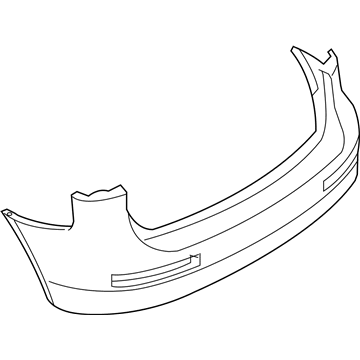 Infiniti HEM22-1BA0H Rear Bumper Cover