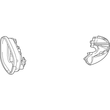 Honda 76205-3W0-A41 HOUSING SET, R