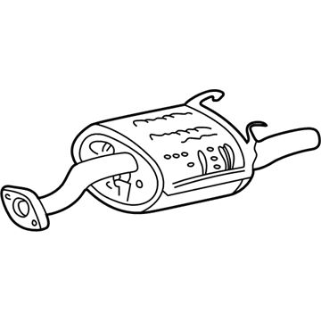 Honda 18030-S01-C81 Muffler Set, Exhuast