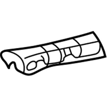 Honda 18182-P28-A00 Cover (Upper)