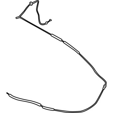 Mopar 68607294AA CABLE-HOOD RELEASE