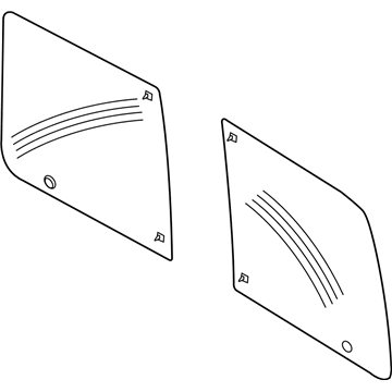 Ford 2T1Z-6142006-E Door Glass