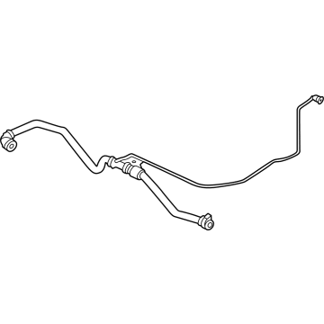 BMW 17-12-5-A1B-D40 COOLANT FEED LINE RADIATOR:171040