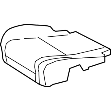 Lexus 71611-0E020 Pad, NO.1 Seat Cushion, RH