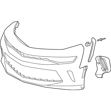 GM 84341840 Bumper Cover