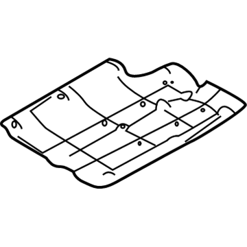 Nissan 74814-6MA0A Cover-Front Under, RH