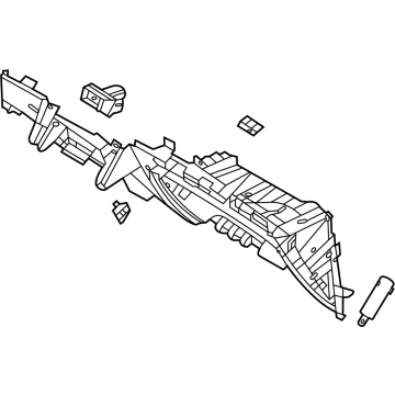 Hyundai 84760-CW000-NNB PANEL-CRASH MAIN CENTER