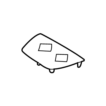 Hyundai 84715-CW000-NNB COVER-SPEAKER