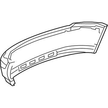 Mopar ZA17TZZAA Front Bumper Cover Upper