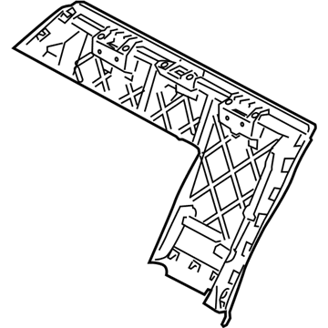 BMW 52-20-7-130-825 Supporting Part, Backrest