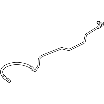 BMW 17-22-3-452-398 Transmission Oil Cooler Line, Return