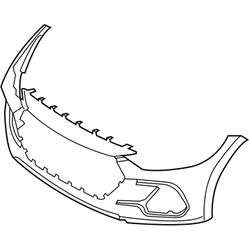 Hyundai 86510-F2500 Front Bumper Cover Assembly