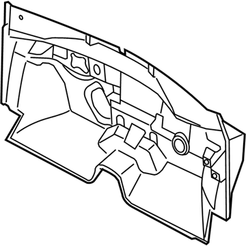 Nissan 67900-9HS1A INSULATOR Dash Center