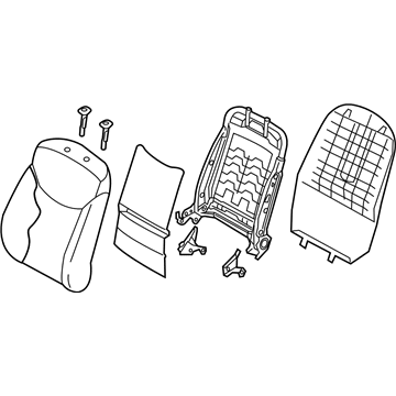 Hyundai 88400-3Y800-MSD Back Assembly-Front Seat Passenger