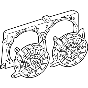 GM 88986470 Fan Shroud