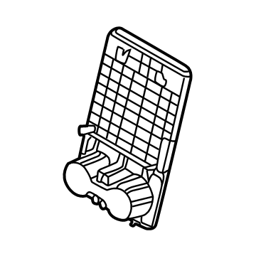 Kia 89K38R0030OFB CUP HOLDER ASSY-REAR