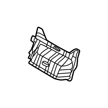 Kia 89K08R0030OFB COVER-SHIELD REAR