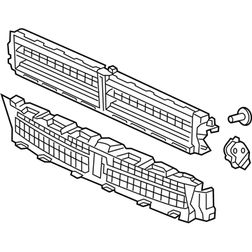GM 23183782 Radiator Shutter Assembly