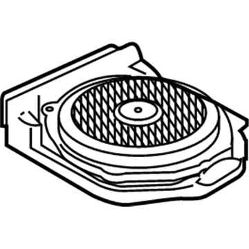 Kia 96380J5000 Sub Woofer Speaker, Left
