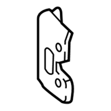 Nissan 93334-ZH030 Bracket-Tail Gate Hinge Mounting, R
