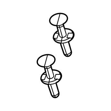 Mopar 6030441 Push Pin