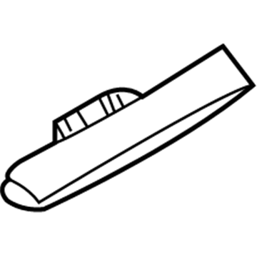 BMW 51-12-7-898-122 Trailer Coupling Flap, Prime-Coated
