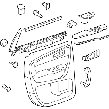 GM 22854939 Door Trim Panel