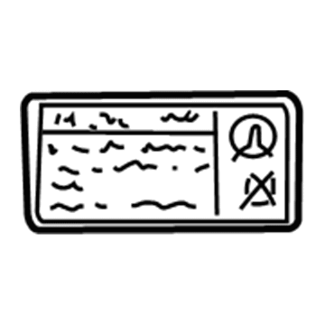 Toyota 11289-62020 Eng Info Label