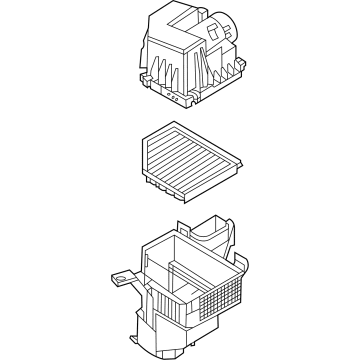 Nissan 16500-6LB0B Air Cleaner