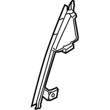 Nissan 82234-JM00A Corner Assy-Rear Door, RH
