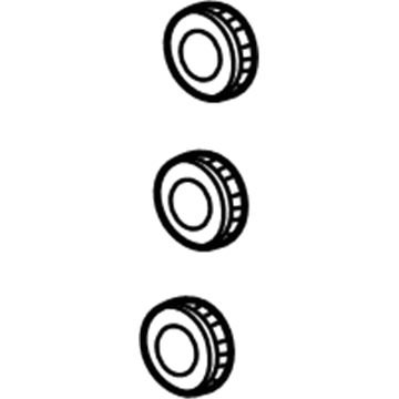 Honda 79604-S5A-003ZA Knob, Turn *NH396L* (CF KNOB METALLIC)