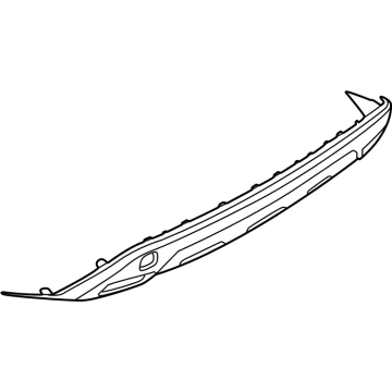 Nissan 85084-6RA0D MOULDING-Rear Bumper Lower, Center