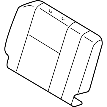 Lexus 79033-60450-A0 No.3 Seat Back Cover Sub-Assembly, Right